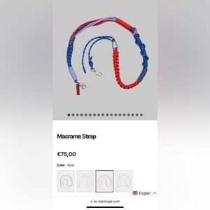 Topologie - Macrame Strap